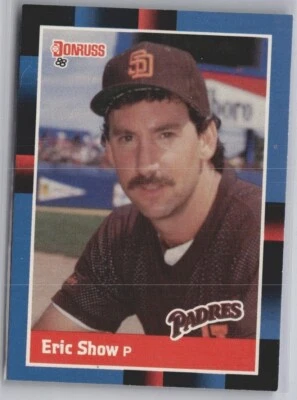 1988 Donruss San Diego Padres Baseball Card #387 Eric Show - Image 1 of 2