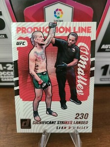 2022 Donruss UFC Production Line #8 Sean O'Malley - Bantamweight