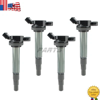 4 катушки зажигания для Toyota Corolla 2009-2017 Matrix Prius Lexus Pontiac Scion - Изображение 1 из 4