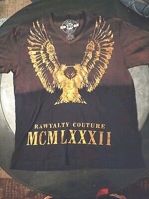 Vtg Rawyalty Couture MCMlXXII Eagle T-SHIRT X...