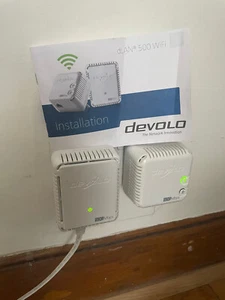 DEVOLO dLAN WiFi 500 Starter kit (1 Wi-Fi Extender + 1 Adapter) - Picture 1 of 1