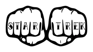 Calcomanía de tatuaje de nudillos Star Trek #1 3,5"x7" elige el color - Imagen 1 de 2