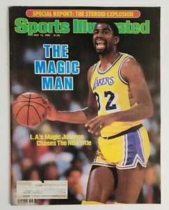SI: Sports Illustrated May 13, 1985 LA's Magic Johnson Chases NBA Title G - Picture 1 of 2