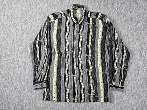 Levi's Big E Vintage 80s 90s Shirt Men's M USA Made Striped Button Up RARE - Picture 1 of 9