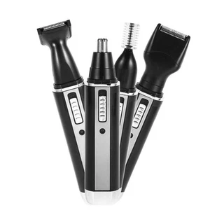 Ear and Nose Hair Trimmer Clipper, 4 In 1 Rechargeable Professional Painless ... - Picture 1 of 9