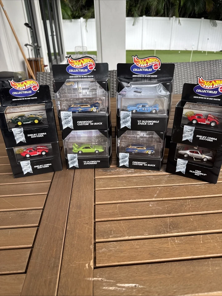 Hot Wheels Collectibles Superbird Petty Cobra - Vintage Real Riders Lot of 8 - Image 1 of 4