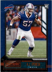 2020 Panini Playbook Orange #153 A.J. Epenesa - FB - Picture 1 of 2