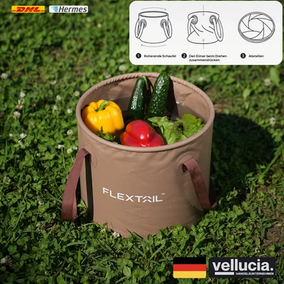 FLEXTAIL Falteimer 20L | Der robuste & kompakte Wassereimer für Camping Outdoor - Bild 1 von 4