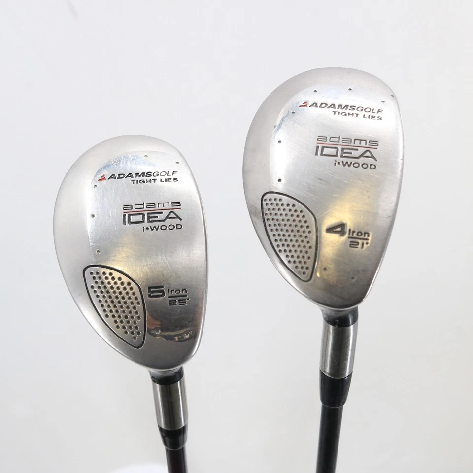 Juego híbrido de hierro Adams IDEA i-Wood 4 y 5 21 y 25 grados grafito damas diestro C-154403 Foto 1 de 4