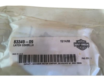 Harley-Davidson Tri Glide Street Glide 2009-2010 cubierta de pestillo LH 83349-09 NUEVO OEM Foto 1 de 3