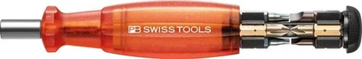 Japan NEW PB SWISS TOOLS Multicraft C6 8pc Bit Set Red 6464.RED - Image 1 of 4