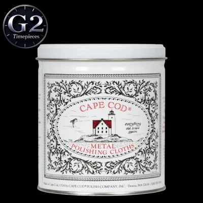 Cape Cod Polish Polishing Cloths Economy Tin for Steel, Gold, Watches & Jewelry - Bild 1 von 4