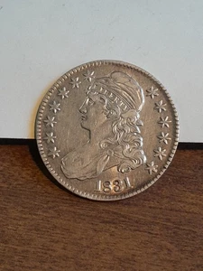 1831 capped bust half dollar - Picture 1 of 2