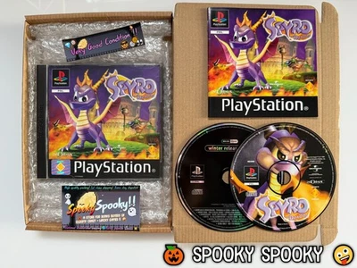 Spyro the Dragon PS1 - UK PAL VGC CIB with Demo - High Quality Packing - Tracked - Image 1 of 4
