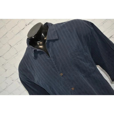 Tommy Bahama Hawaiian SILK Shirt Mens Size 2XL XXL Coconut Buttons Loop Collar - Image 1 of 4