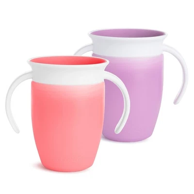 Taza para sorber Munchkin para 6 meses en adelante, a prueba de derrames Miracle 360 tazas para niños pequeños Foto 1 de 4