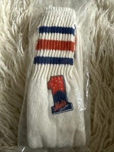 Vintage 1988 New York Mets Tube Socks Footlocker Exclusive NOS - Picture 1 of 7