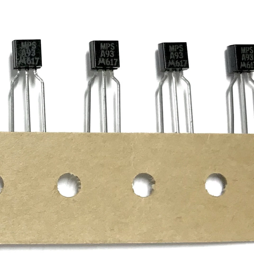 (PKG of 10) MPSA93 PNP BJT High Voltage Transistors, 200V 0.5A, TO-92, Motorola - Image 1 of 2