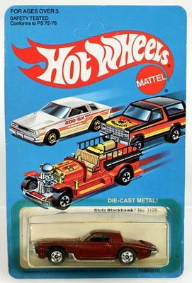 Hot Wheels Vintage Stutz Blackhawk - 1126 Never Removed from Pack 1982 Brown - Image 1 of 4