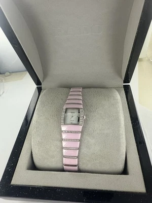 $7400 Rado Sintra R13652901 Pink Ceramic Diamond Time2Fight Breast Cancer Watch - Image 1 of 4