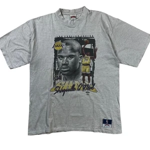 Shaquille O'Neal Nutmeg Vintage Grey Cotton Stitch Men NBA XL - Picture 1 of 8