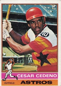 1976 Topps - Cesar Cedeño #460 en muy buen estado (esquinas) - Imagen 1 de 2