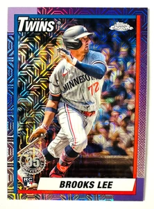 2025 Topps Series 1 Silver Packs Brooks Lee MOJO Refractor RC #49 Topps Chrome! - Picture 1 of 3