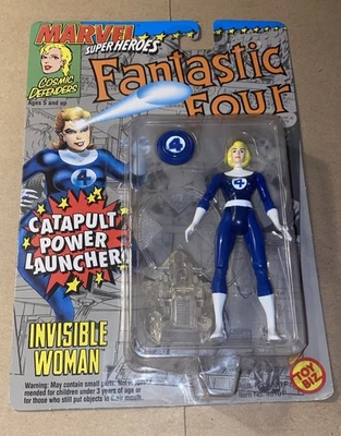 Marvel Super Heroes Mujer Invisible Lanzador Catapulta FF Figura Nuevo Toy Biz 1994 Foto 1 de 4