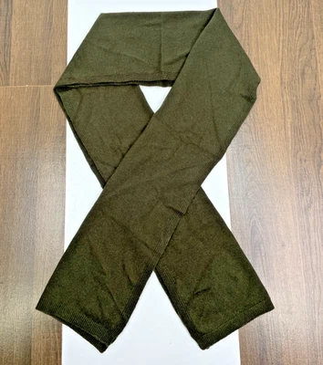 Bufanda vintage Ralph Lauren etiqueta púrpura para hombre 100 % cachemir verde - ¡Excelente! Foto 1 de 4