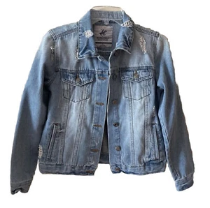Beverly Hills Polo Club Girl'[s SIze 14 Jean Jacket - Picture 1 of 11