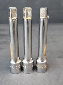 3pc MATCO CX5  5" Long 1/2" Drive Friction Ball Chrome Extension USA - Picture 1 of 8