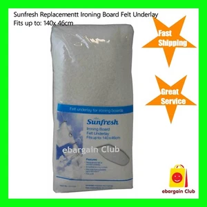 *New* Sunfresh Replacementt Ironing Board Felt Underlay Fits up to: 140x 46cm - Picture 1 of 1