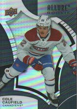 2021-22 Upper Deck Allure Hockey Black Rainbow #101 Cole Caufield