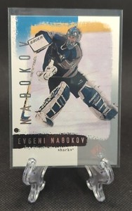 2000-01 SP Authentic Sharks Hockey Card #75 Evgeni Nabokov