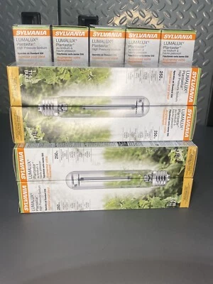 SYLVANIA 250W Plantastar High Pressure Sodium HID Grow Light Bulb (Lot Of 9) - Image 1 of 4