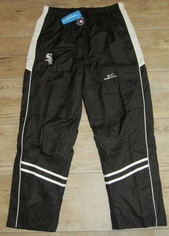 Chicago White Sox MLB Travel Lined Wind Pants Black size Men's Medium Cover