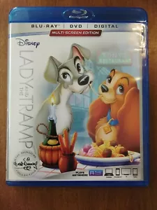 Lady And The Tramp Bluray + DVD Used No Slipcover No Digital - Picture 1 of 1