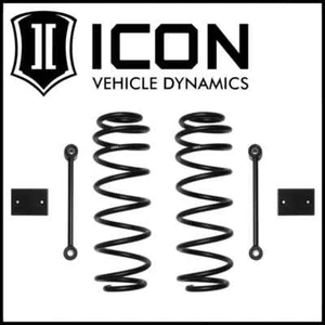 ICON 2.5" Lift Rear Dual Rate Coil Springs PAIR fit 2018-2024 Jeep Wrangler JL - Picture 1 of 2
