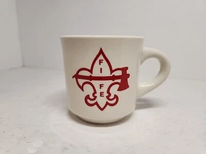 Taza de café vintage Boy Scouts of America BSA Camp Fife | RARA | - Imagen 1 de 6
