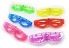 12 Piece High Quality Light up Unisex Assorted Color Flashing Glasses for party