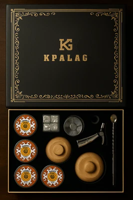 KPALAG Cocktail Smoker Kit | 4 Wood Chips, Torch, Lid & Ice Cubes | Open Box | G - Image 1 of 4