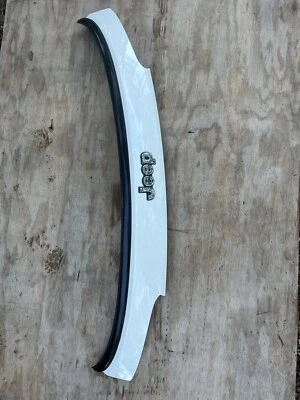 2017-2023 Jeep Compass Trunk Lid Hatch Finish Panel Trim Panel White OEM - Image 1 of 4