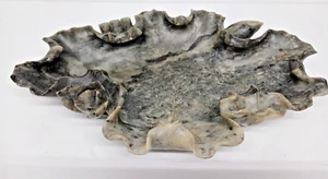 NATURAL ZEBRA ONYX HAND CARVED BOWL NATURAL ONYX STONE BOWL 14" FREE SHIPPING - Picture 1 of 8