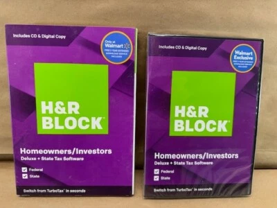 H&R Block Tax Software Deluxe and State 2019 for PC, Mac - 133660819 - Image 1 of 3