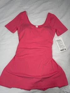 lululemon align short sleeve dress sakura pink size 6 - Picture 1 of 8