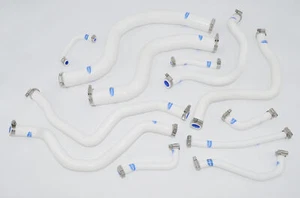 Silicone Radiator Coolant Hose Kit MITSUBISHI LANCER EVO 7/8/9 CT9A WH. - Foto 1 di 5