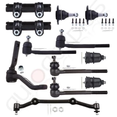 完整 12 件前中心链接领带杆球接头套件适用于 GMC S15 Jimmy 2WD — 第 1/4 张图片