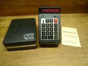 JCE SUPER "D" FAIRCHILD DISPLAY CALCULADORA VINTAGE FUNCIONA PERFECTAMENTE - Imagen 1 de 16