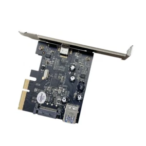 PCIE 4X To USB 3.1 Adapter Card 10Gbps Efficient Data Transfer Backwards USB3.0 - Afbeelding 1 van 8
