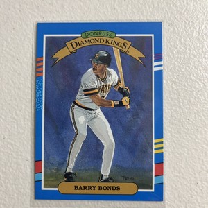 1991 Donruss Diamond Kings #4 Barry Bonds Pirates Baseball Card